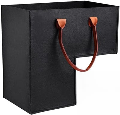 Opvouwbare Trapmand - Opberger - Ruimte Besparen - Met Handgrepen - 42x25x42 cm - Zwart