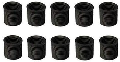 Schroefdraad Inzetstukken - Reparatiesets - Metaal Repareren - Professionele Kwaliteit - M6x1.0x9.4mm - Metaalkleur