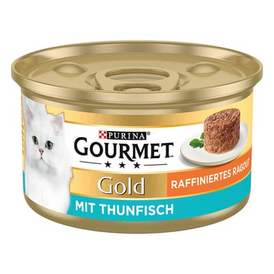 48 x 85 g Gourmet Ragout mix III Gold Ragout Kattenvoer