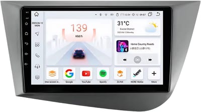 Autoradio met bluetooth - Carplay - Voor Seat Leon 2 Mk2 (2005-2012) - Geschikt voor Apple en Android - Stereo - Navigatie - Navigatiesysteem auto - 8GB 128GB