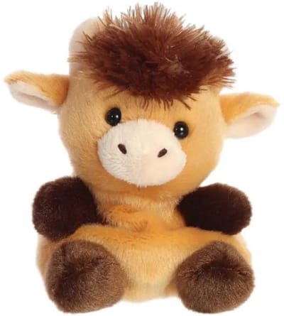 Palm Pals Schotse Hooglander Pluche Knuffel 15 cm