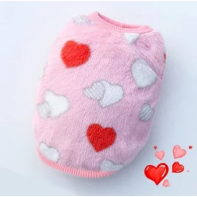 Vêtements mignons pour chien Gilet d'hiver pour petits chiens Chats Pull chaud pour animaux de compagnie Flanelle douce Veste bouffante pour chiot Accessoires pour chien Fournitures xxs XXS for 0.5-1.0 kg