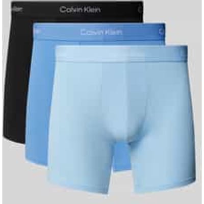 Calvin Klein 3-Pack Boxer Brief Heren Ondergoed - Zwart/Blauw/Blauw - Maat XL