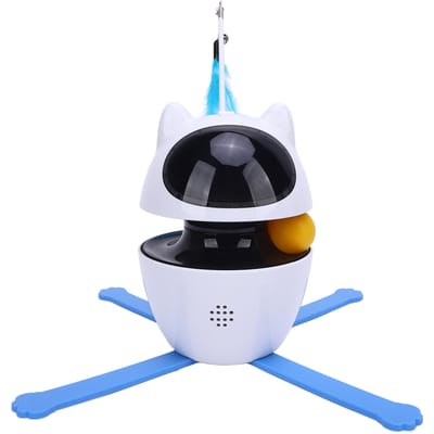 Jouet interactif pour chat, 3 modes de rotation, exercice automatique intelligent pour chats, pour foyers multi-chats