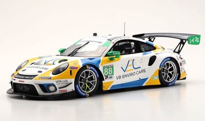 1:18 Diecast model Porsche 911 GT3. R Team Hardpoint EBM #88 IMSA 24H Daytona 2021 Truescale Miniatures