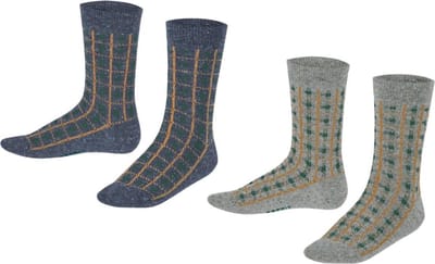 Esprit Sokken Check Kinderen 2-PACK 18182 0010 sortiment 27-30