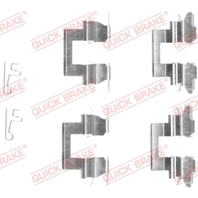 Toebehorenset, schijfremblok QUICK BRAKE 109-1608