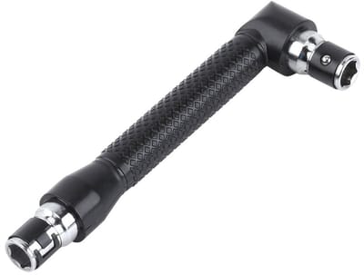 Dailygoods- Dopsleutel L-vormig - 1/4 Inch - Schroevendraaierbit - Robuust - Duurzaam - Comfortabele handgreep - Schroevendraaier