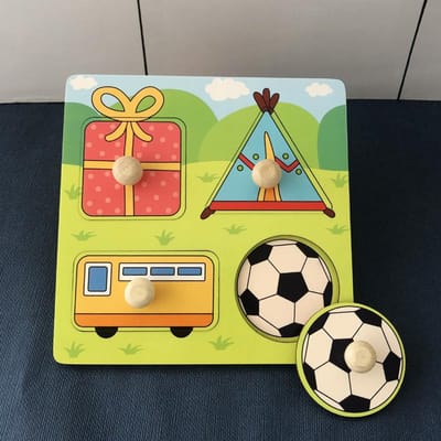 Montessori peuterpuzzels ideaal voor kinderspeelgoed peuters 2 3 4 5 jaar oud top 3D-puzzel educatief dinosaurus speelgoed white