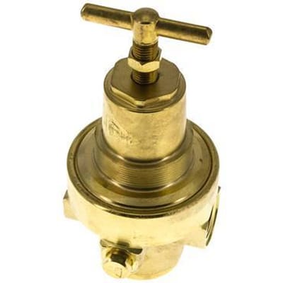 Drukregelaar G1/2'' 1500l/min 1.0-15.0bar/14-218psi Messing Gassen Vloeistoffen