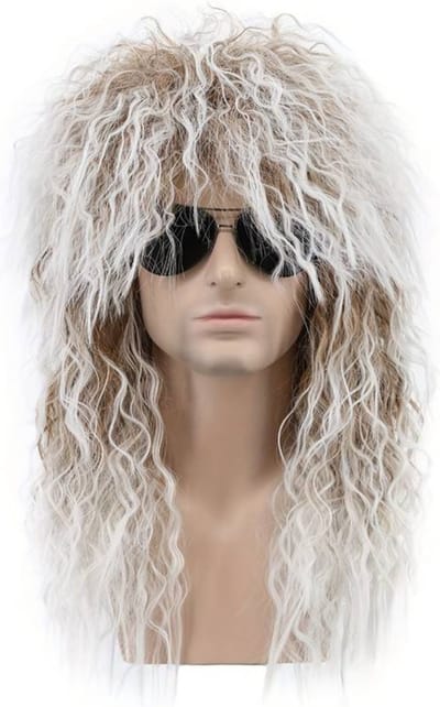 Nivard Pruiken Heren - Haarstuk - Pruik Man - Mannen - Wig - Carnaval - Zwart