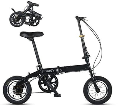 Vouwfiets voor volwassenen en jongeren - 12 inch, lichtgewicht, snel vouwsysteem
