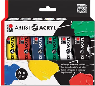 Artist Acryl set 6 x 22 ml