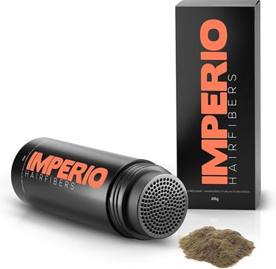 IMPERIO Premium Haarvezels Lichtbruin - Kaalheid Mannen - Alopecia Vrouwen - 100% Onzichtbaar