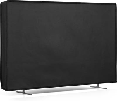 kwmobile tv hoes voor 24" TV cover - Beschermhoes voor televisie - Voor binnengebruik - Tegen vuil en stof - In zwart