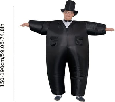 Nivard Halloween Outfit - Halloween Kostuum - Pak - Opblaasbaar Kostuum - Costume - Carnaval - Volwassenen - Bruidegom