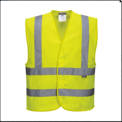 WK. Designed To Work WKP705 Mesh reflecterendesportgilet - Fluorescent Yellow XL/XXL