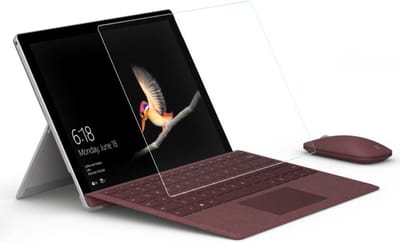 Shop4 - Microsoft Surface Go 3 Glazen Screenprotector -  Gehard Glas Transparant