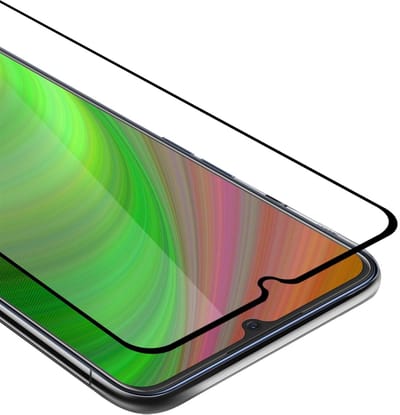 Cadorabo Screenprotector geschikt voor Oppo A91 Volledig scherm pantserfolie Beschermfolie in TRANSPARANT met ZWART - Gehard (Tempered) display beschermglas in 9H hardheid met 3D Touch