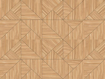 Zelfklevende vinyl muurbekleding op rol per meter - Muursticker voor hoofdbord - ART DECO HOUT - 120x160cm