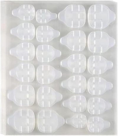 Teennagelstickers voor kunstnagels - 10 vellen transparante plakbanden - Nail art accessoires & tools - Nagelverzorging - Beauty producten.