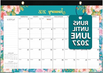 Bureaukalender 2026-2027 - Maandkalender Wandkalender - Thuis Kantoor School - 18 Maanden Dekking - 17 x 12 Inch