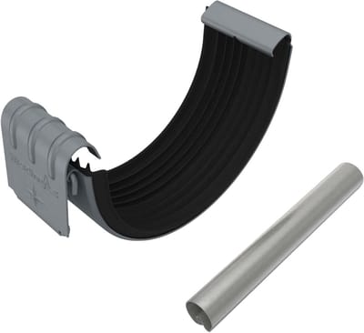 Gootverbinder Gegalvaniseerd - Dakgoot Koppeling - Dakgoot Reparatie - Montage Zonder Solderen - 150cm - Antraciet