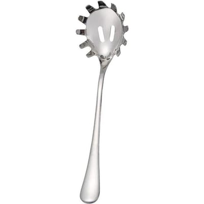 1 PC Lepel Multifunctionele Noodle Lepel Voedsel Theepot Rvs Spaghetti Server Pasta Vergiet Pollepel Noodle Zeef Tool zilver