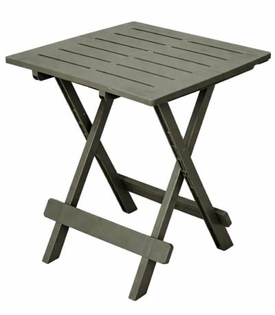 Pro GardenCampingtafel 50x43x43 Saliegroen/Kunststof