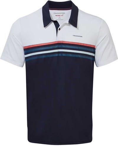 Craghoppers Nosilife Pro Korte Mouw Poloshirt Blauw M Man