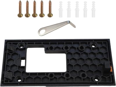 Deurbel Mount - Videodeurbel Houder - Schadevrij Monteren - Geen Boor Nodig - 12 x 6 x 2 cm - Zwart