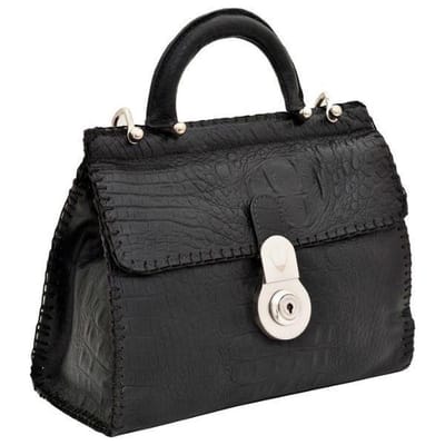 Hidesign lederen handtas 'Celine' zwart