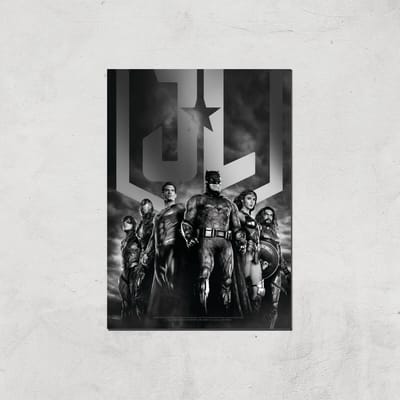 Justice League Team Poster Giclee Art Print - A4 - Print Only