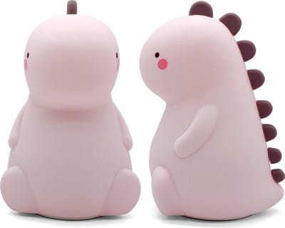 CHPN - Nachtlampje - Dinosaurus lampje - LEDlamp - Groen - 7 LED Kleuren - BPA Vrij Kindervriendelijk - Milieuvriendelijk - Babykamer - Kraamcadeau - Baby Cadeau