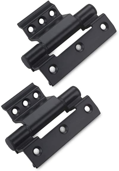 Cosensi- Raamscharnier Aluminium - 2 Stuks - Scharnier Reparatie Plaat - Scharniermal - Scharnier Boormal - Eenvoudige Installatie