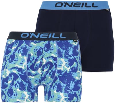 Heren boxershorts | Ocean Water | Merk: O'Neill | Kleur: Blauw | Maat: S t/m XXL | 6 Pack