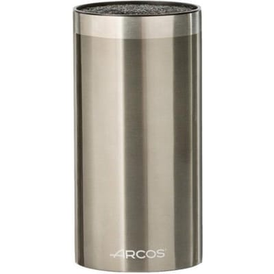 Bloc à Couteaux - ARCOS - Universel - Acier Inoxydable - 110 x 220 mm - Convient jusqu'à 20 cm gris