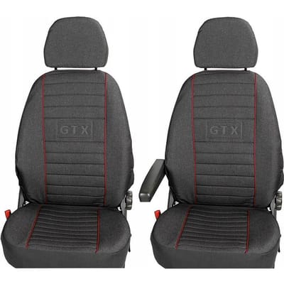 FROGUM Volkswagen Transporter T4 - Automaat Stoelhoezen Set 1+1 - Perfecte Pasvorm - Hoogwaardige Stoffen - Slijtvast Design