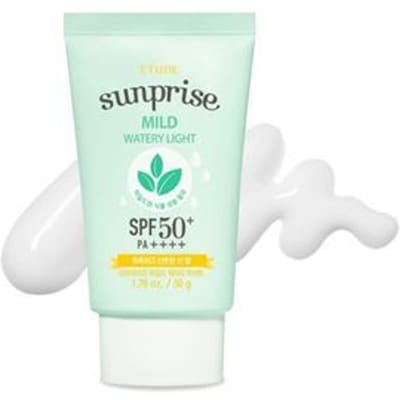 ETUDE SoonJung Gel Solaire Léger et Aqueux Doux SPF50+ PA++++ Protection Solaire Hydratante UV 50g x2 white
