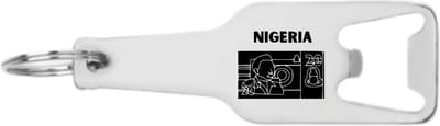 Akyol - nigeria flesopener - Piloot - toeristen - nigeria cadeau - beste land - leuk cadeau voor je vriend om te geven - 105 x 25mm