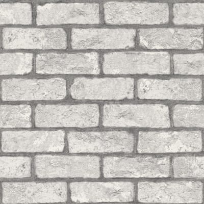 Rasch Serie - Papierbehang - Grijze 3D Steen - Waterbestendig - Eenvoudig Te Lijmen