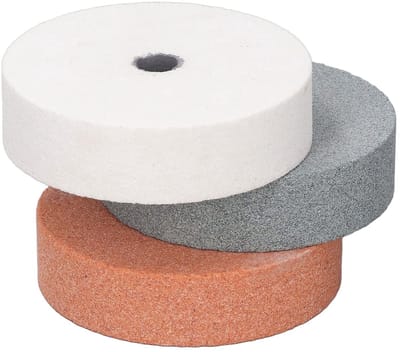 Polijstschijf 75mm met 10mm gat, 20mm dik, siliconencarbide, ideaal voor houtbewerking en slijpen
