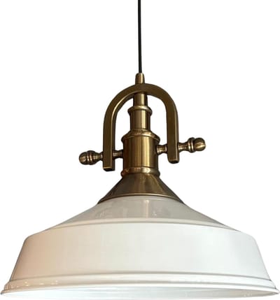 Bamyum Carmelo Hanglamp Industrieel Metaal Ø35 cm, Vintage Hanglamp, E27 Pendellamp