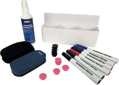 DESQ® Accessoires set voor Whiteboards - Professional - Magnetische Accessoirehouder - XXL