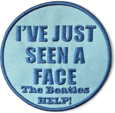 The Beatles - I've Just Seen A Face Patch - Blauw
