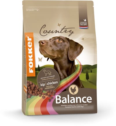 Fokker Country Balance 13 KG + zachte beloning kip