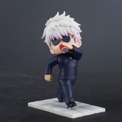 Figurines de dessin animé Jujutsu Kaisen, 11cm/4,33 pouces, Geto Suguru Gojo Satoru, figurines d'action en Pvc, Collection de statues, modèles de jouets, cadeaux white