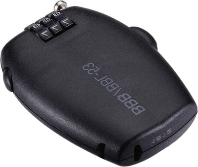 Kabelslot - Fietsbeveiliging - Snelle Beveiliging - Cijfercombinatie - 16 mm x 670 mm - Zwart