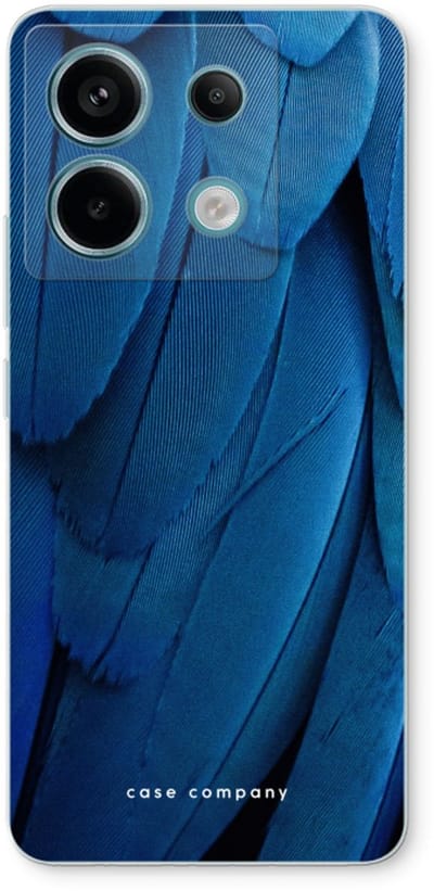 Case Company® - Hoesje geschikt voor Xiaomi Poco X6 hoesje - Pauw - Soft Cover Telefoonhoesje - Bescherming aan alle Kanten en Schermrand