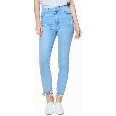 PAIGE Sarah Slim Ripped Hem Mako Distressed Größe: W23 | Slim Jeans Outlet | Damen